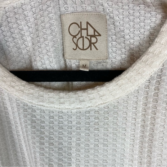 Chaser thermal waffle knit Henley Size M - Picture 2 of 8